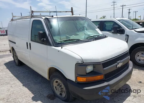 2007 Chevrolet Express Work Van from USA, damaged, VIN 1GCGG25U271107993